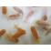 ◆完売◆生体 らんちゅう(素赤・更紗・白) 当歳魚 約3センチ(3匹セット) ランチュウ/金魚/らんちう/きんぎょ/国産金魚(金魚小屋-希-福岡)