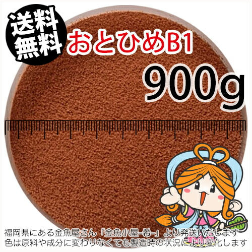 沈降性(沈下性)日清丸紅飼料おとひめB1(0.2~0.36mm)900g小分け品(メール便/金魚小屋-希-福岡/3日)1kgから規格変更※開封アルミパウチ入り