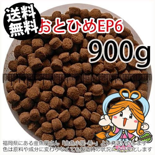沈降性(沈下性)日清丸紅飼料おとひめEP6(6.4~5.4mm)900g小分け品(メール便/金魚小屋-希-福岡/3日)1kgから規格変更