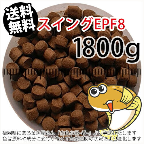 浮上性/日清丸紅飼料ひらめスイングEPF8(8.0mm)1800g小分け品(メール便/金魚小屋-希-福岡/3日)2kgから規格変更