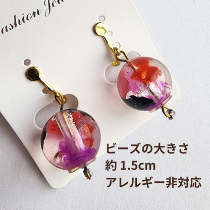 在庫一掃セール/金魚柄/キッズ/イヤリング/夏祭り/浴衣/和風/ランダムお届け(メール便福岡3日)Electrumgiveaway