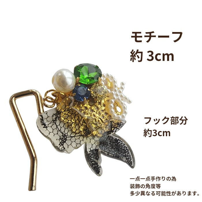 在庫一掃セール/ハンドメイド作家-おんぷ♪/ゆらゆら/ポニーフック/金魚/レジン(メール便福岡3日)Electrumgiveaway
