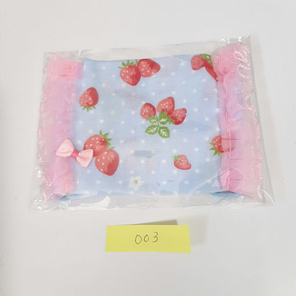 在庫一掃セール ハンドメイド作家-おんぷ♪/子供用ダブルガーゼマスク1枚綿100%いちご柄リボン柄レースマスク(メール便福岡3日)giveaway