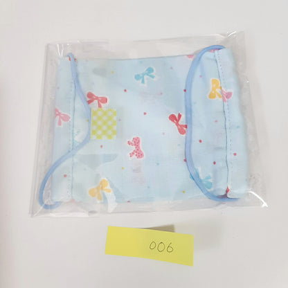 洗える繰り返し使える！かわいい子供用レースマスク1枚ダブルガーゼで綿100%/ハンドメイド作家「おんぷ♪」さん作いちご柄リボン柄nodhc（福岡在庫）