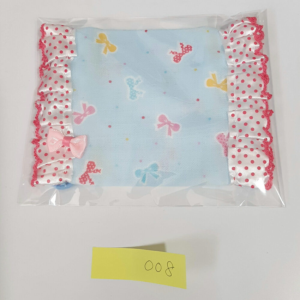 洗える繰り返し使える！かわいい子供用レースマスク1枚ダブルガーゼで綿100%/ハンドメイド作家「おんぷ♪」さん作いちご柄リボン柄nodhc（福岡在庫）