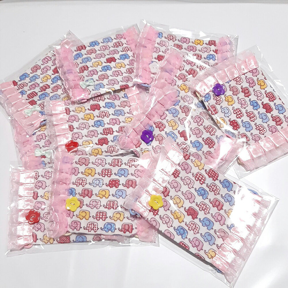 【在庫あり】洗える繰り返し使える！かわいい子供用ダブルガーゼマスク1枚綿100%/ハンドメイド作家「おんぷ♪」さん作レース像柄リボンお花nodhc（福岡在庫）