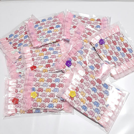 【在庫あり】洗える繰り返し使える！かわいい子供用ダブルガーゼマスク1枚綿100%/ハンドメイド作家「おんぷ♪」さん作レース像柄リボンお花nodhc（福岡在庫）