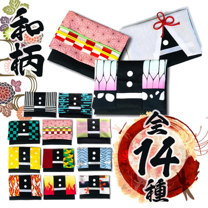 【おまけなし】ハンドメイド作家-おんぷ♪/手作り和柄ハンカチティッシュケースクリップ付き移動ポケット-「おんぷ♪」(メール便福岡3日)豆娘