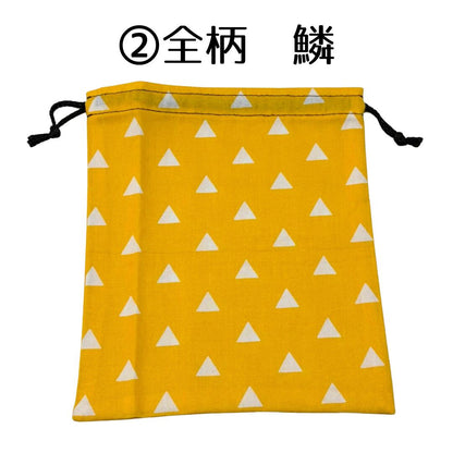 〈051〉在庫一掃セール◆和柄巾着 ハンドメイド作家:おんぷ♪ 和風 小物入れ 着物 浴衣 ポーチ/※鬼滅公式グッズではありません (メール便福岡3日)giveaway