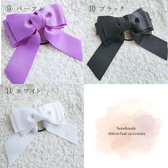 推し活/ペンライト用/推しカラー/ペンラリボン/カラフル/ヘアゴム/ヘアアクセサリー/リボン/髪飾り/ハンドメイド/sakuran/さくらん(メール便福岡3日)Electrumgiveaway