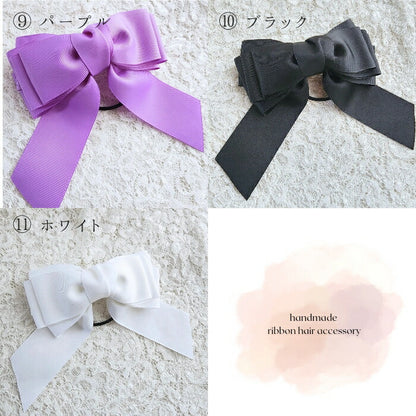 推し活/ペンライト用/推しカラー/ペンラリボン/カラフル/ヘアゴム/ヘアアクセサリー/リボン/髪飾り/ハンドメイド/sakuran/さくらん(メール便福岡3日)Electrumgiveaway