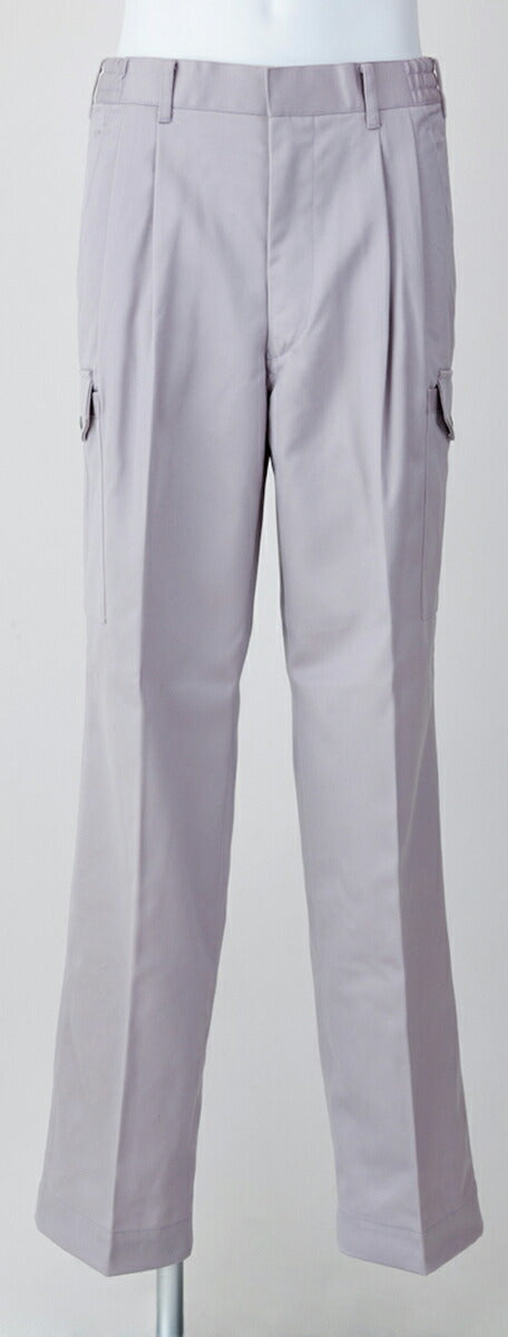 秋冬向けツータックカーゴパンツ 作業ズボン 作業服 Ｓサイズのみ ソフトパープル 9517 メール便で送料無料