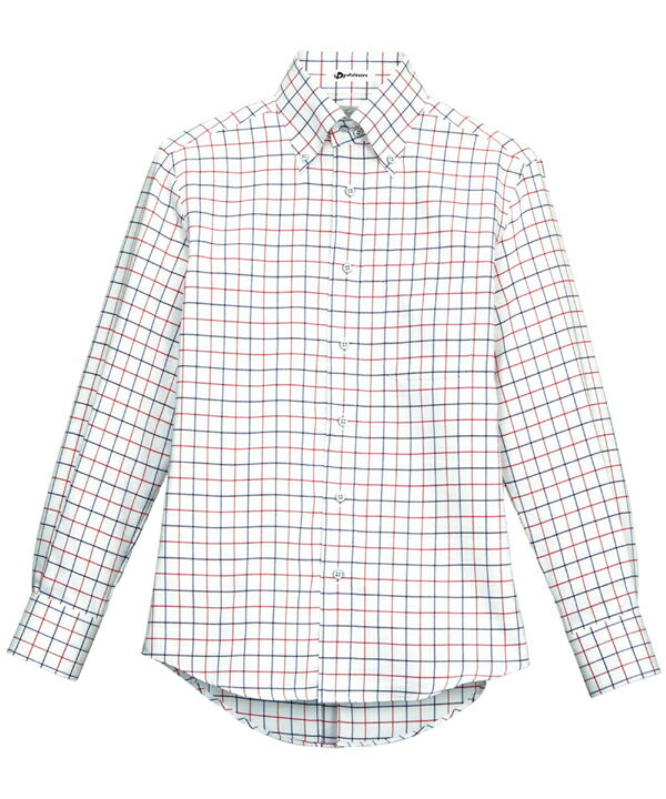 ボタンダウンシャツ 長袖チェックシャツ 吸汗速感 男女兼用 3カラー SS〜4Lサイズ LIFEMAX  FB4501U 送料無料