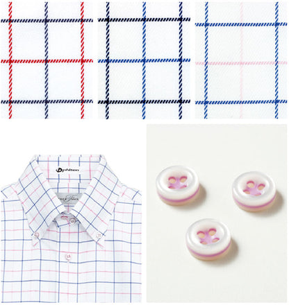 ボタンダウンシャツ 長袖チェックシャツ 吸汗速感 男女兼用 3カラー SS〜4Lサイズ LIFEMAX  FB4501U 送料無料