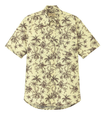 アロハシャツ 半袖シャツ 花中柄 男女兼用 3カラー SS〜4Lサイズ LIFEMAX  FB4516U 送料無料