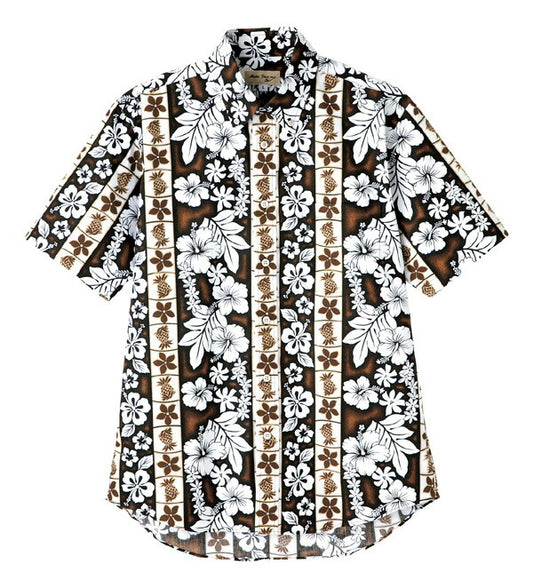 アロハシャツ 半袖シャツ モダン 花柄 男女兼用 3カラー SS〜4Lサイズ LIFEMAX  FB4520U 送料無料