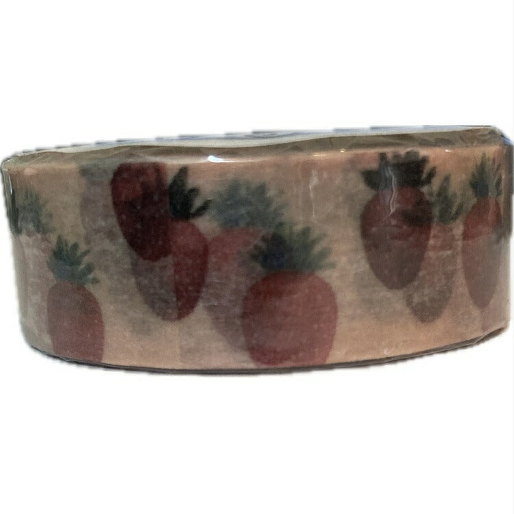 【訳あり】いちご１マスキングテープShinziKatoh(メール便/福岡/3日)