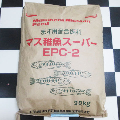 日清丸紅飼料マス稚魚スーパーEPC-2(粒径1.75〜2.28mm)20kg(宅配便/メーカー直送/3営業日)金魚小屋-希-