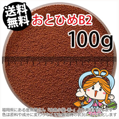 沈降性(沈下性)日清丸紅飼料おとひめB2(0.36~0.62mm)100g小分け品(メール便／金魚小屋-希-福岡／3日)